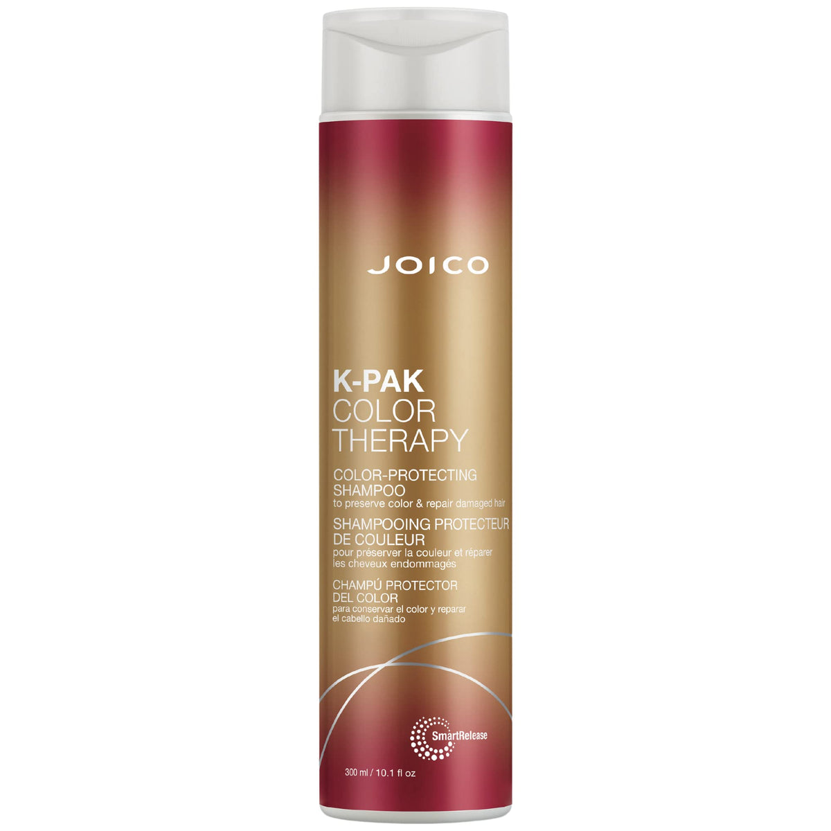Joico K-PAK front bottle showing label and size for clear identification and benefit