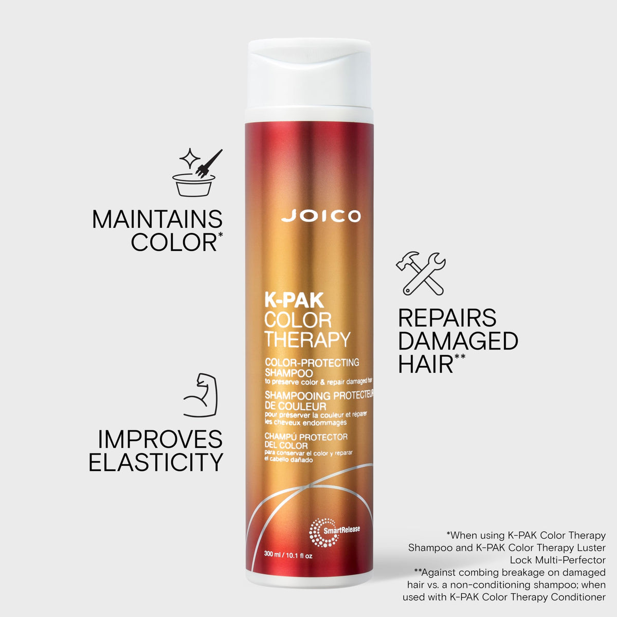 Joico K-PAK argan and manketti oils ingredient detail promoting antioxidant protection