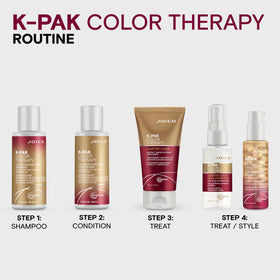 Joico product on salon shelf conveying professional color-care results