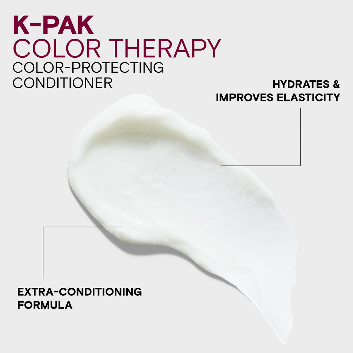 Joico conditioner being applied to wet hair for color protection and manageability