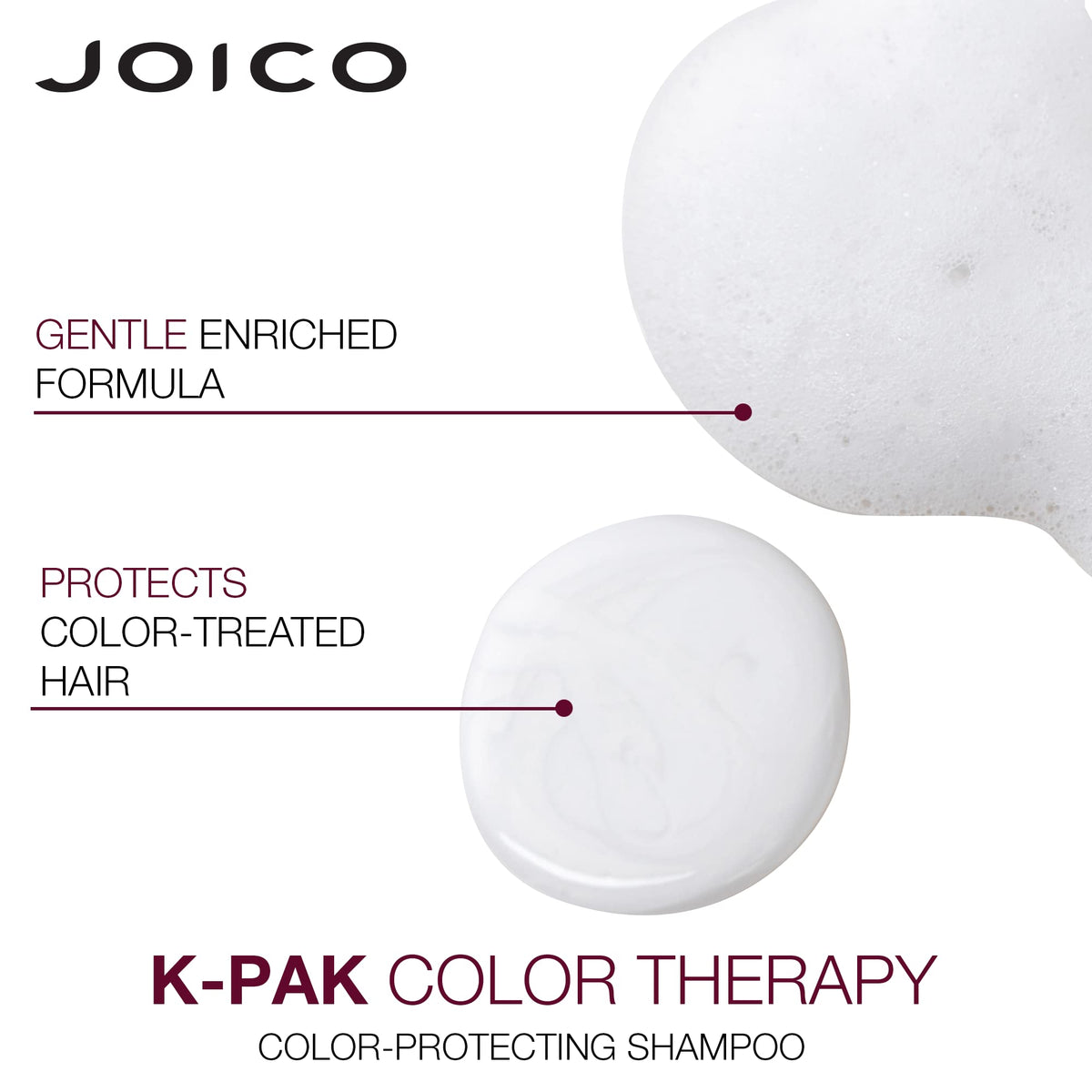 Joico K-PAK bottles beside common items showing actual size and convenience