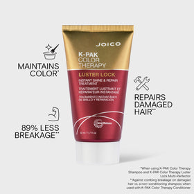Joico K-PAK creamy texture on hand demonstrating smooth application benefit