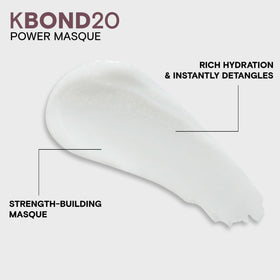 Joico KBOND20 next to a ruler showing 1.7 fl oz size for scale and portability