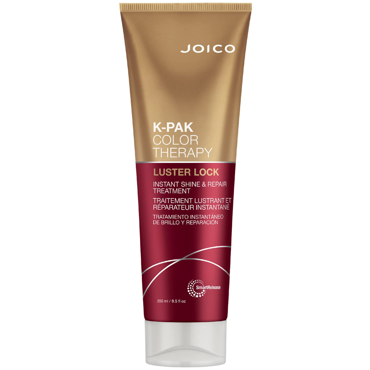 Joico product front packaging showing label and 8.5 fl oz size, highlights quality