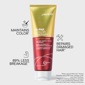 Joico creamy treatment texture close-up showing smooth formula for shine