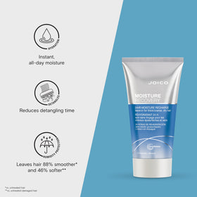 Joico close-up texture pour showing lightweight formula for smoothness