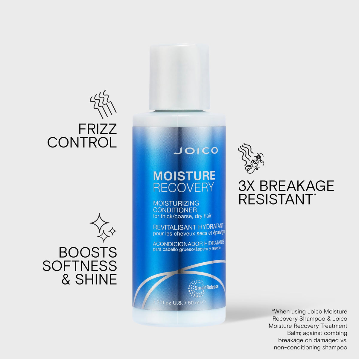 Joico creamy conditioner texture close-up showing rich moisturizing formula