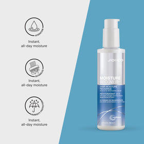 Joico product texture drop on hand showing lightweight hydrating formula