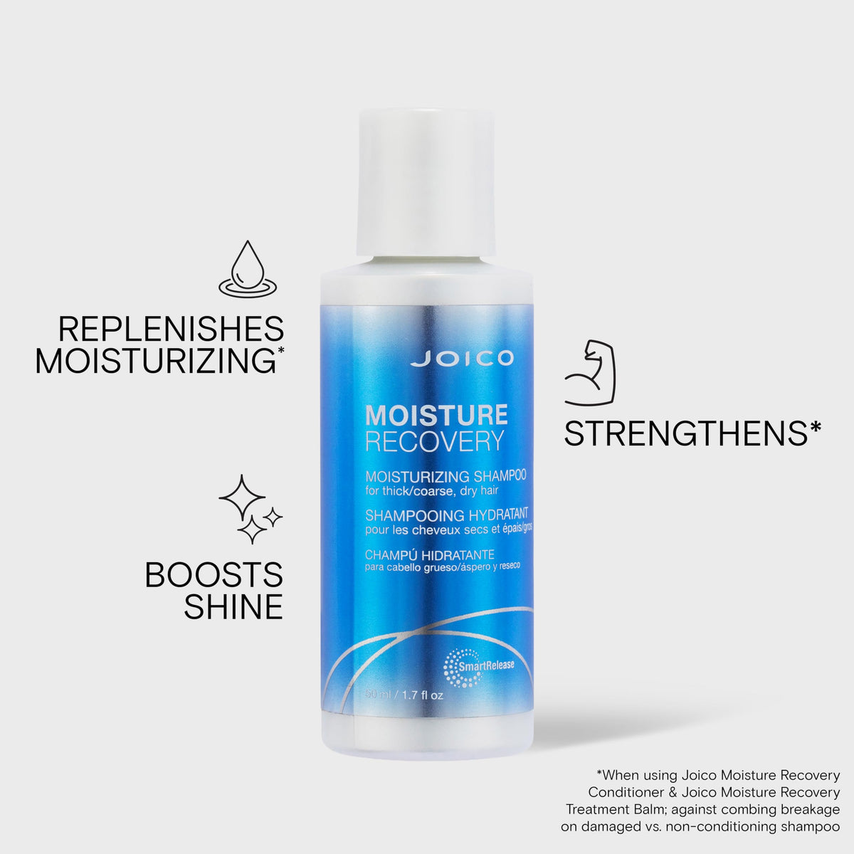 Joico lather texture close-up, shows rich creamy foam for deep hydration