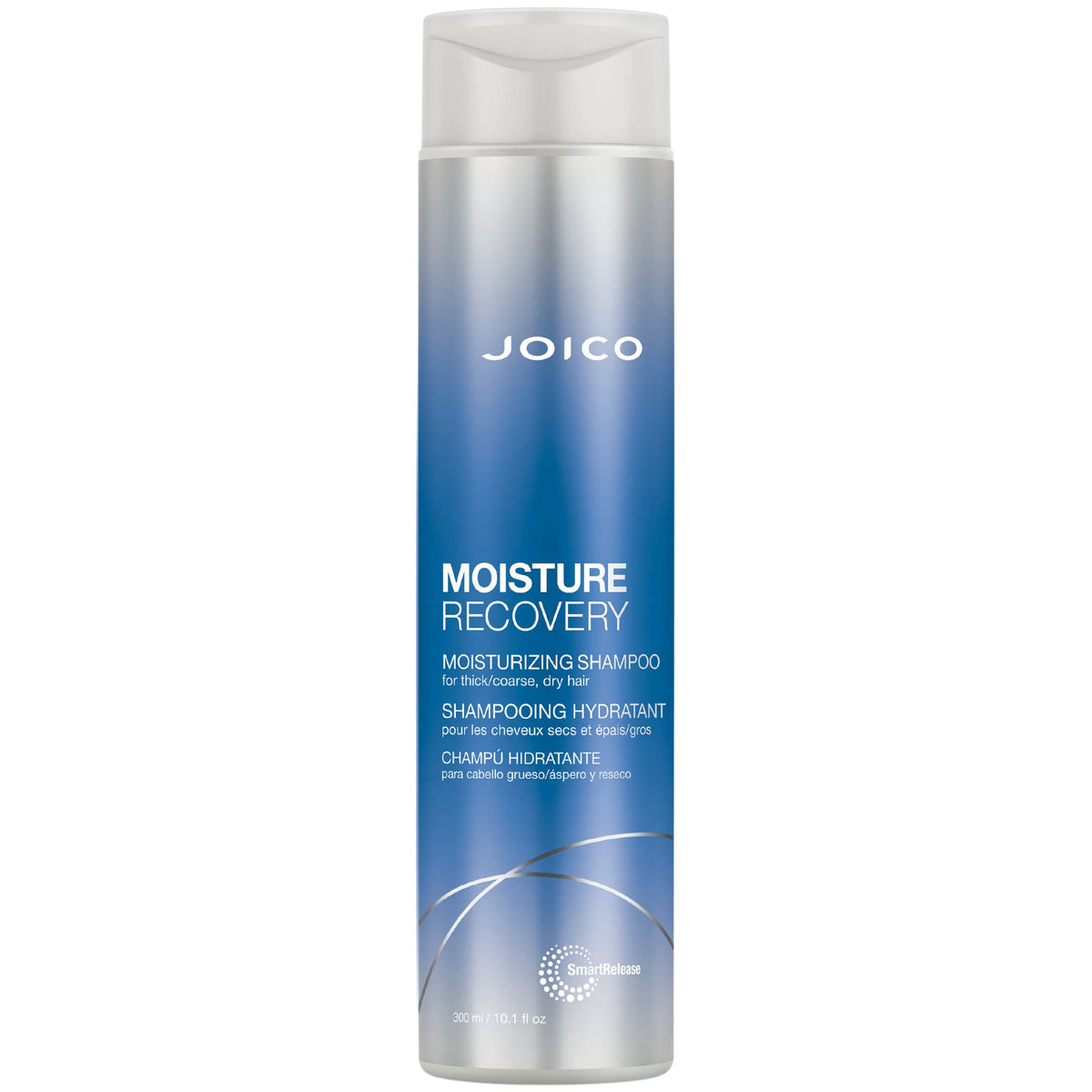 Joico front packaging showing bottle and brand, promotes visible hydration