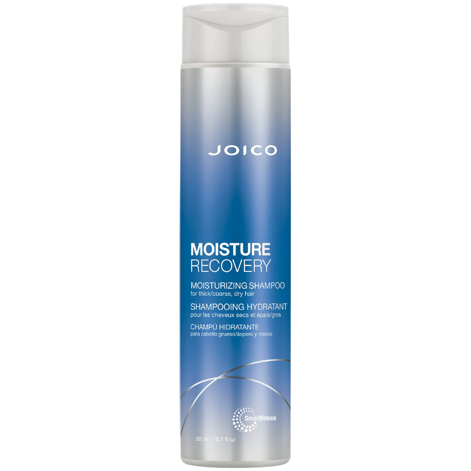 Joico front packaging showing bottle and brand, promotes visible hydration