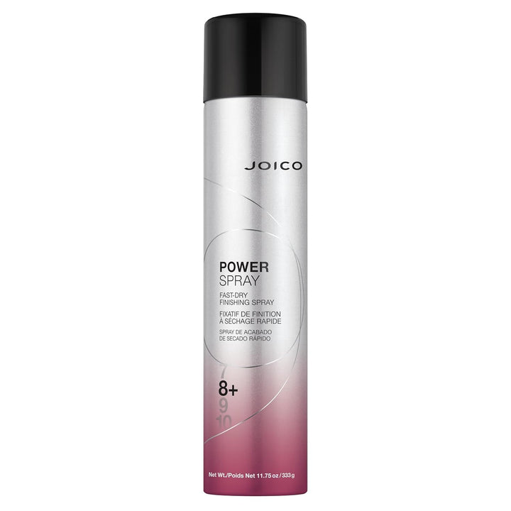 Joico Power Spray front packaging showing size and branding for lasting hold