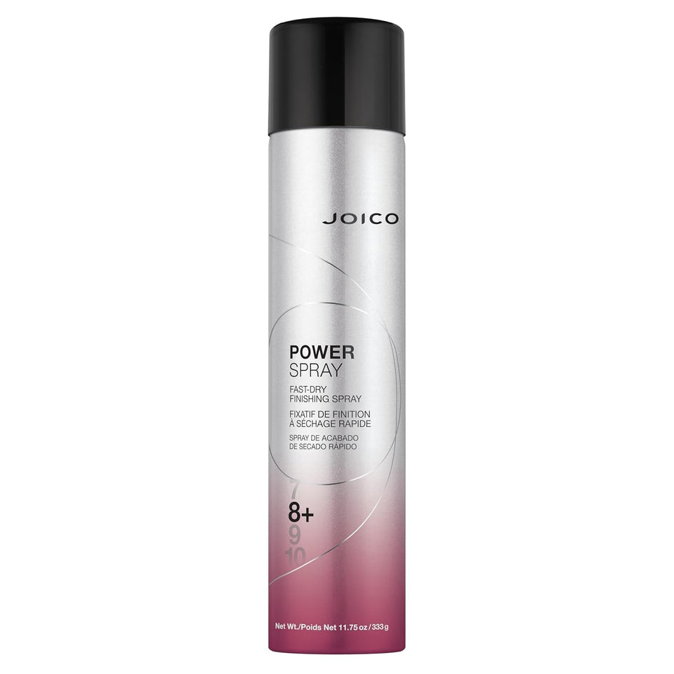 Joico Power Spray front packaging showing size and branding for lasting hold