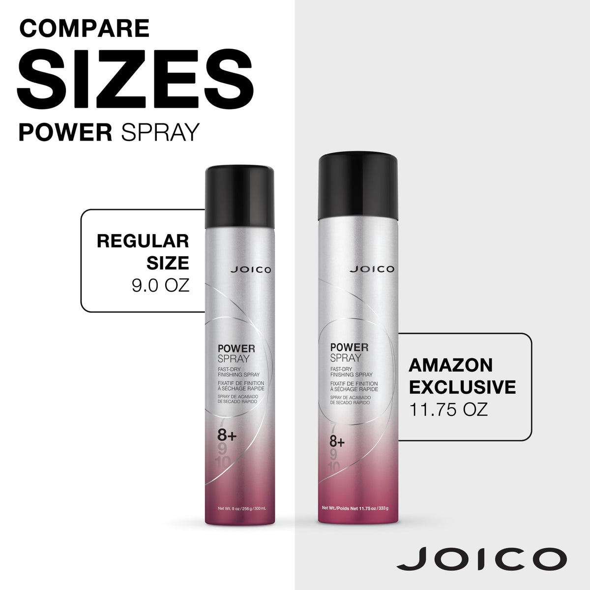 Shiny hair texture after Joico Power Spray application demonstrating added luster
