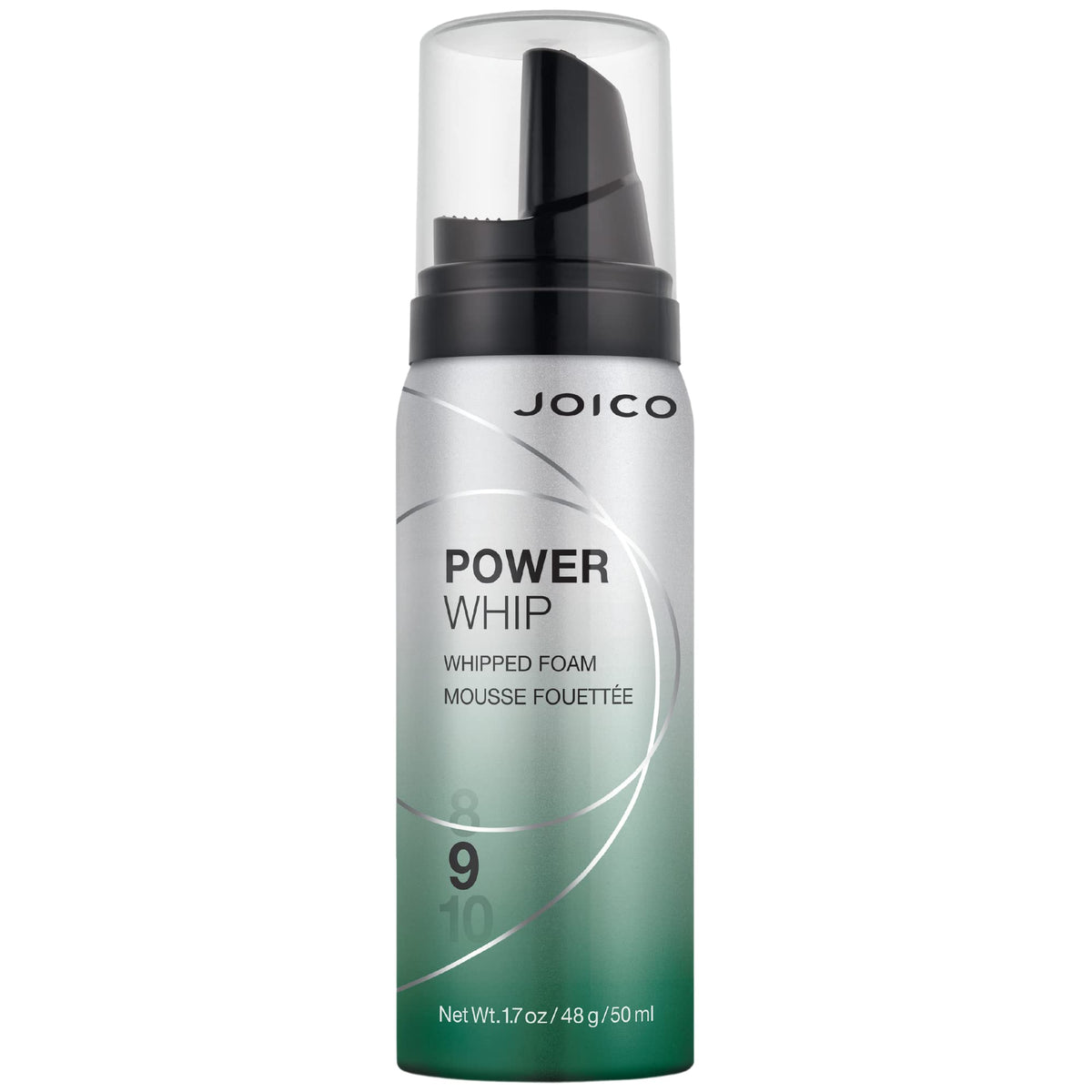 Joico Power Whip front bottle showing label and size for easy identification and convenience