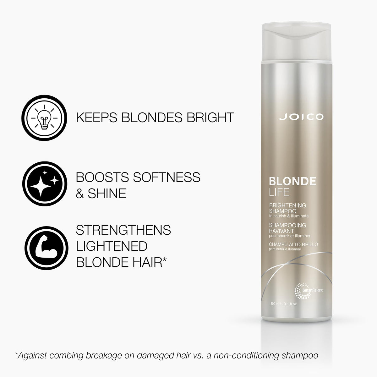 Joico rich lather texture demonstrating effective sulfate-free foam