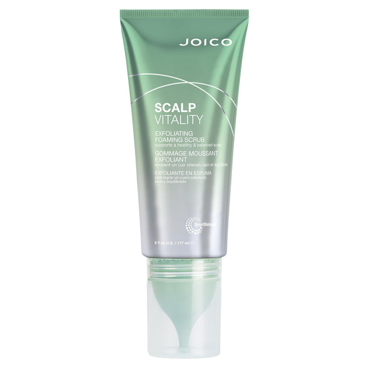 Joico jar front view showing label and clear product benefit