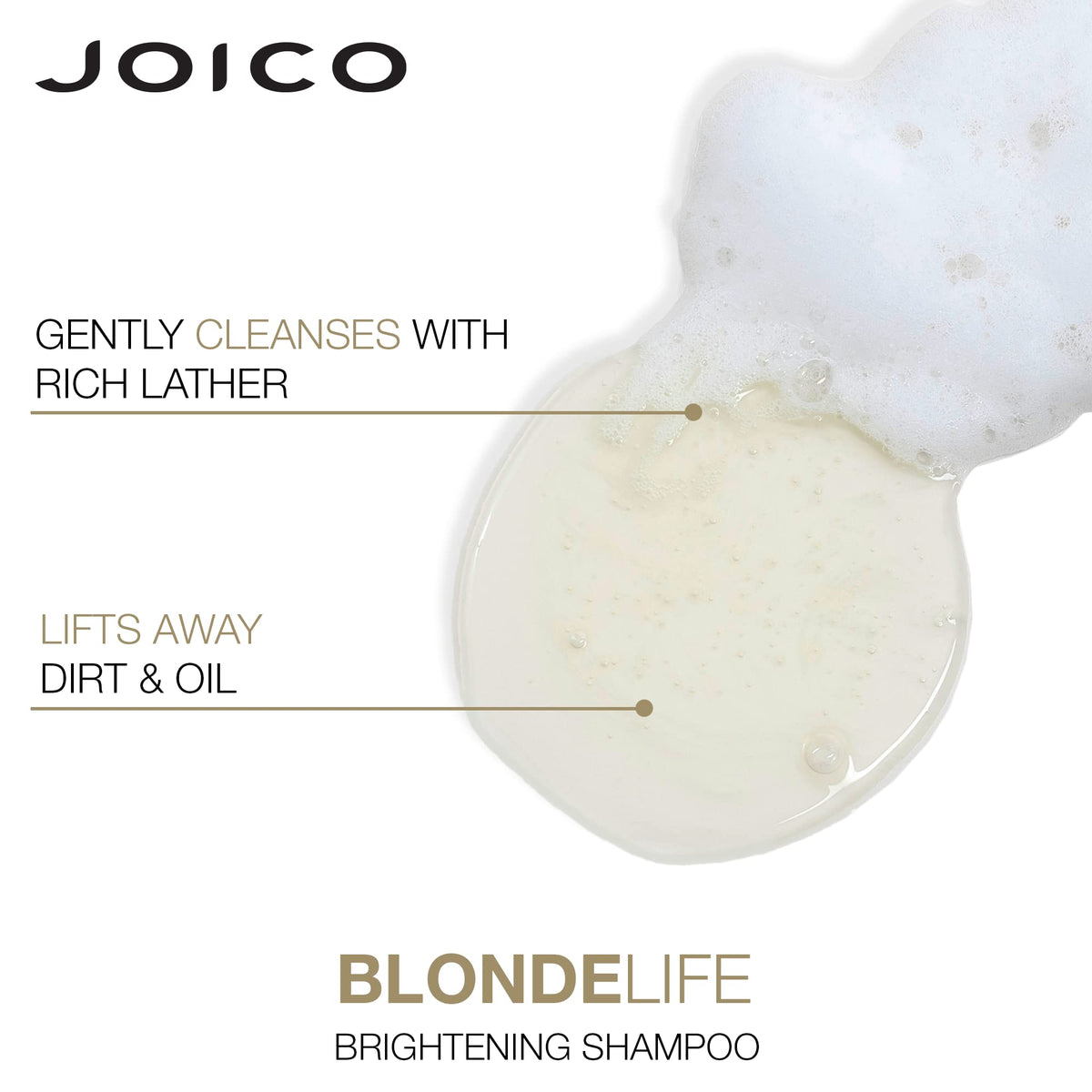 Joico size scale comparison showing bottle dimensions and value