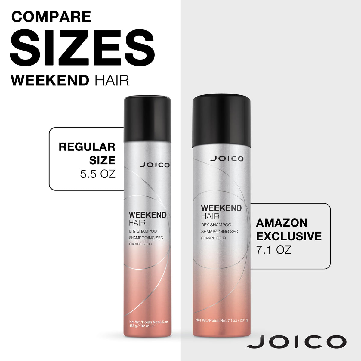 Model using Joico on styled hair for added volume and texture