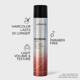 Joico Weekend close-up of roots texture adding visible volume