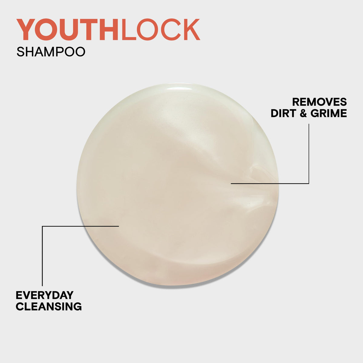 Joico bottle back label highlighting ingredients and sulfate-free claim