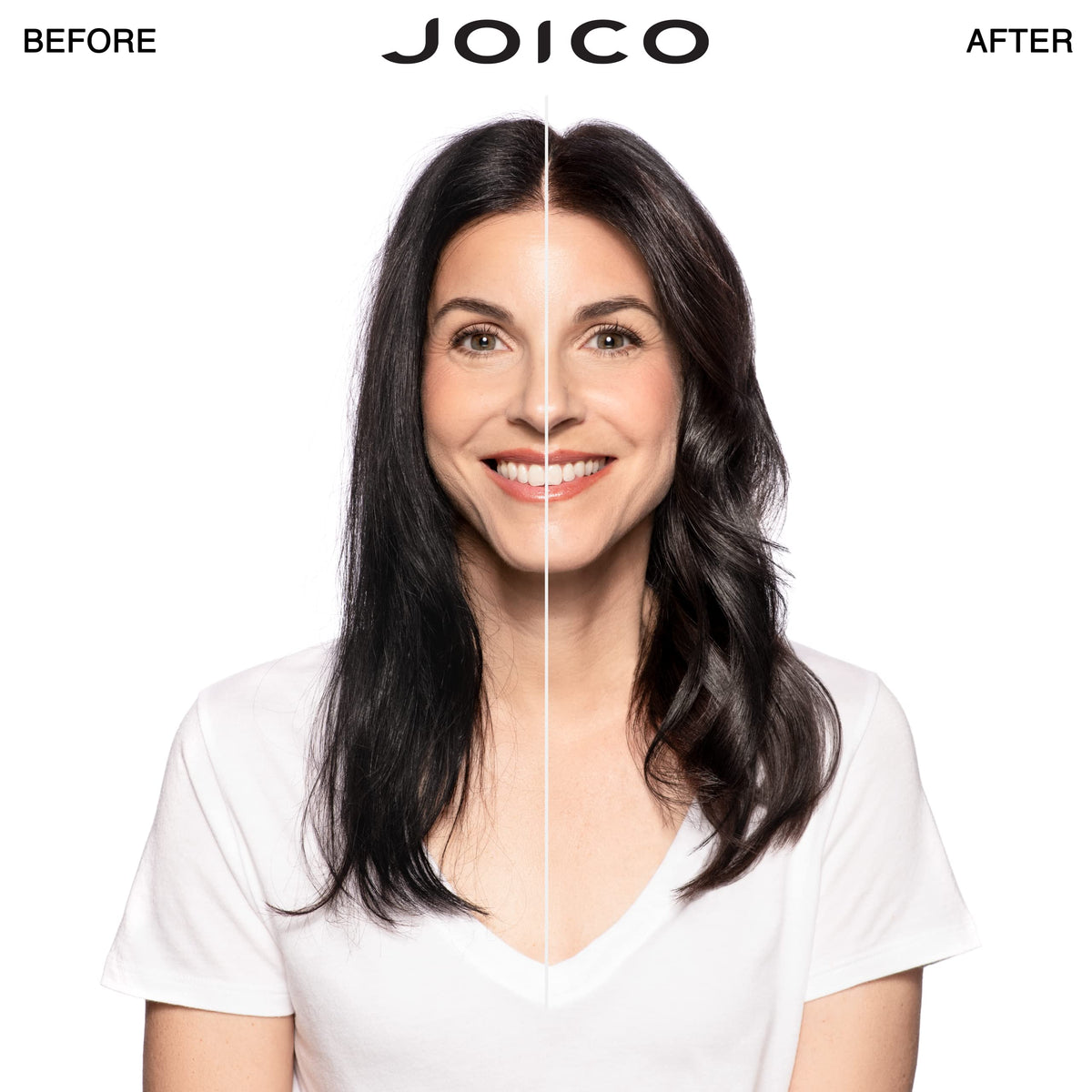 Joico YouthLock bottle cap detail illustrating easy dispense and control