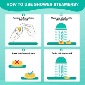 JoJowell steamer placed in shower steam, illustrating aroma release without submerging