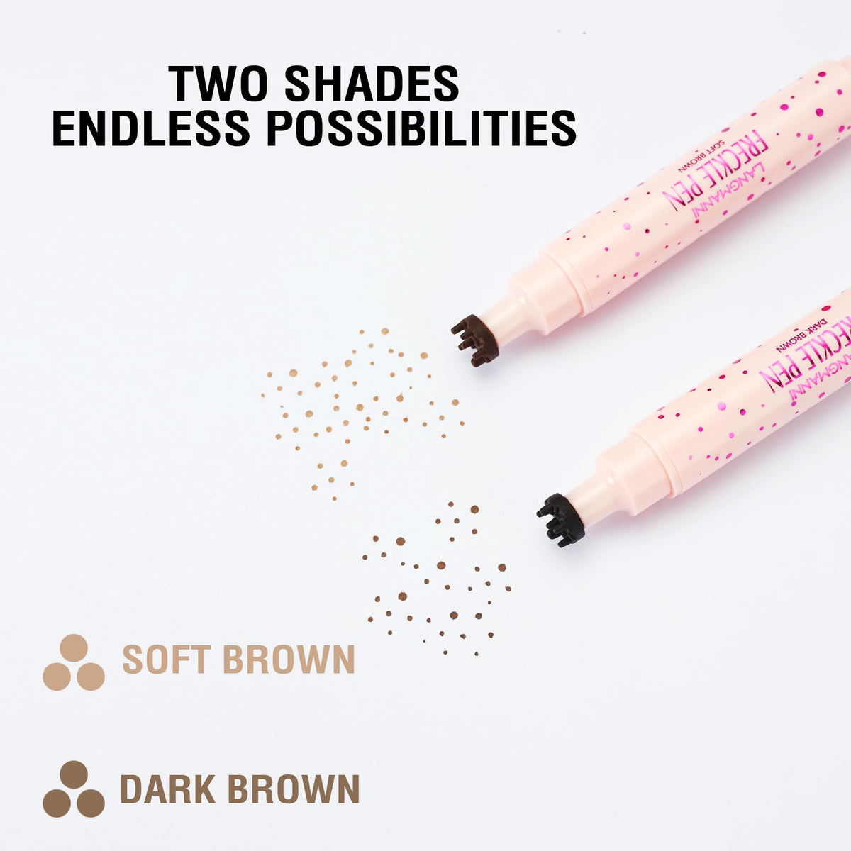 Jolilab freckle pen nylon tip closeup drawing precise liner and brow strokes