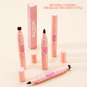 Jolilab freckle pen silicone stamp closeup creating evenly spaced freckles quickly