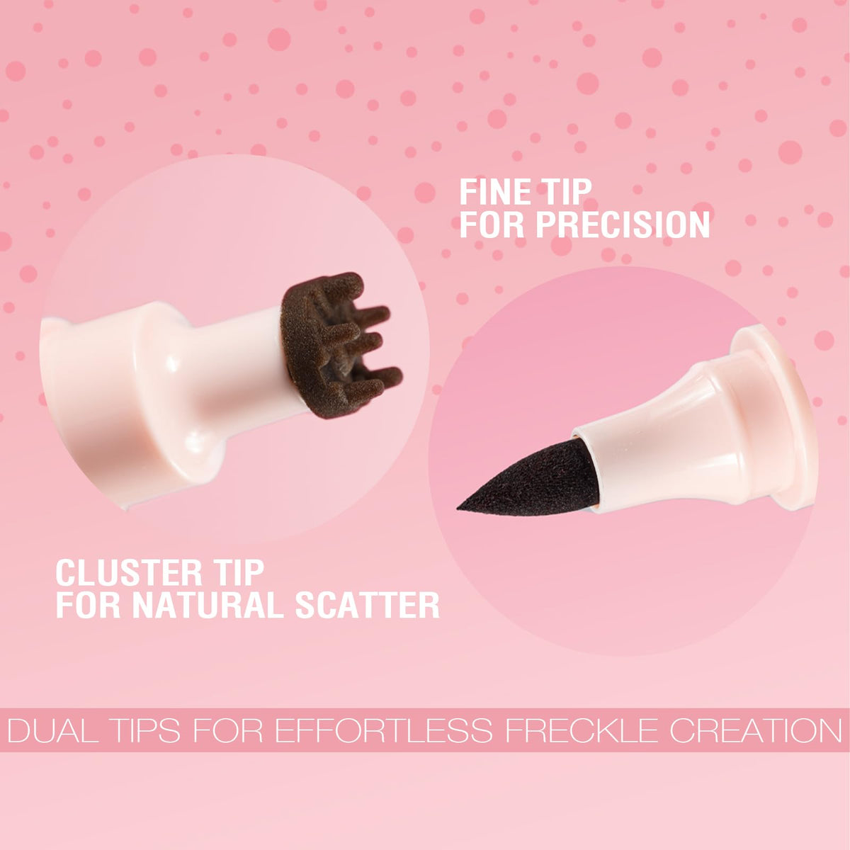Jolilab freckle pen soft brown swatch demonstrating natural everyday warmth