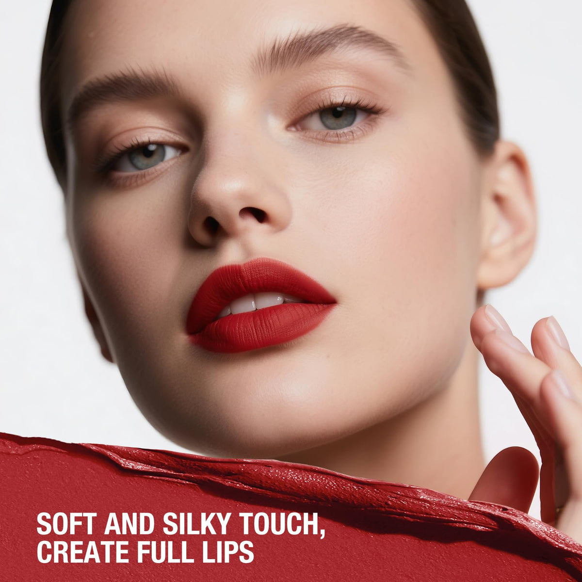 Jolilab open kit display highlighting six liners and six lipsticks