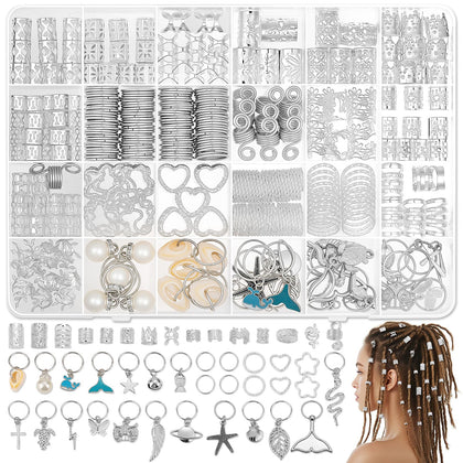 Jollidecor front packaging showing full 323-piece silver set and assortment benefit