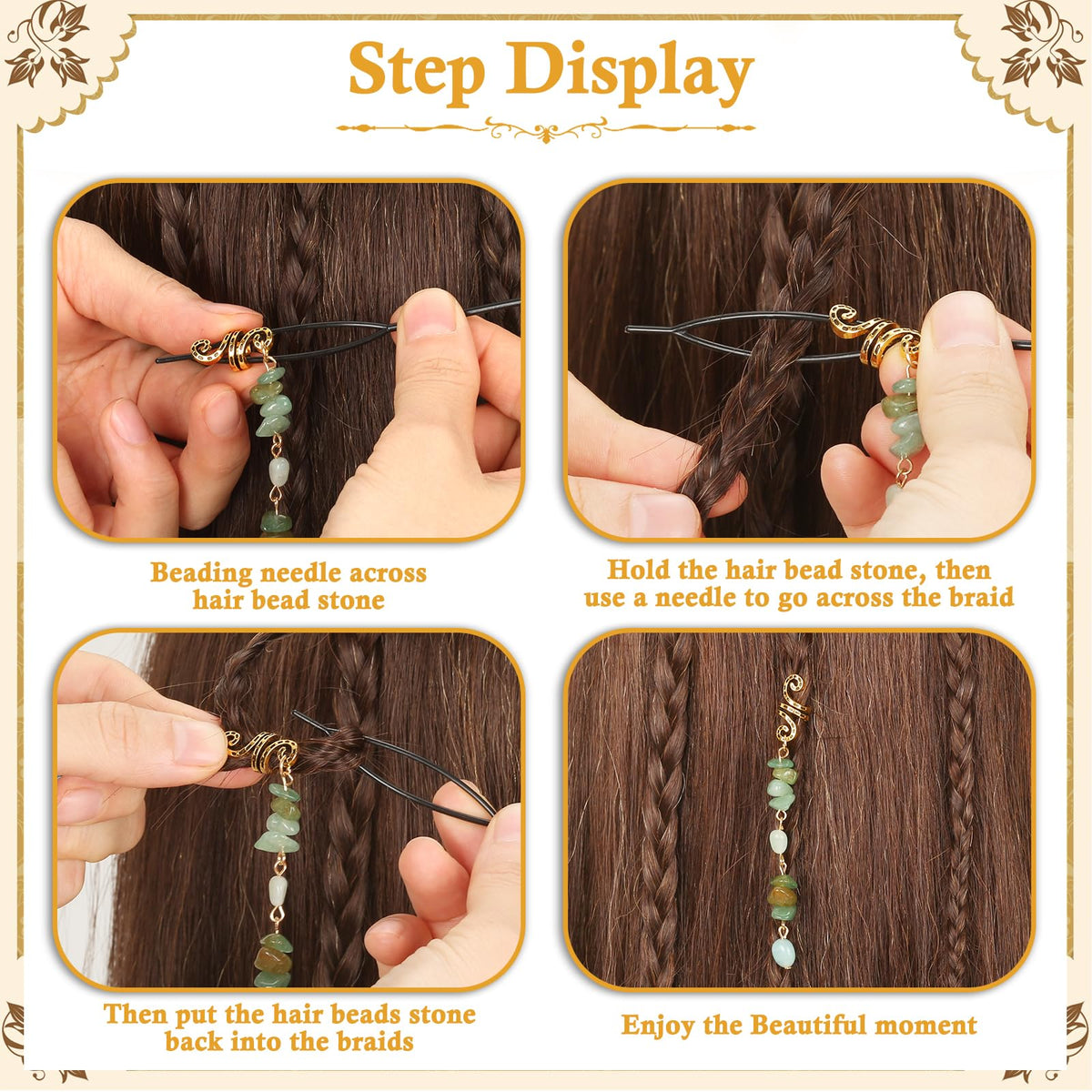 Jollidecor mesh and vine extensions arrangement demonstrating styling options