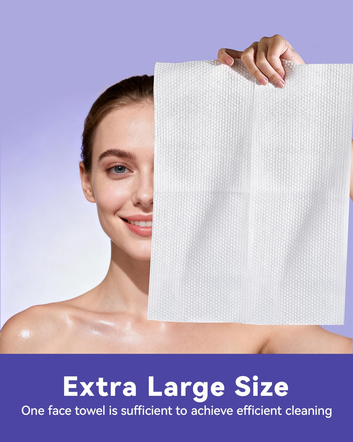 Jolly Care wipe removing makeup wet for gentle thorough cleaning