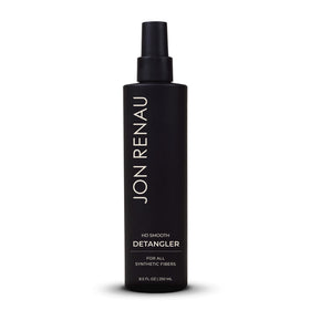 Jon Renau detangler spray bottle front view showing product benefit of easy detangling