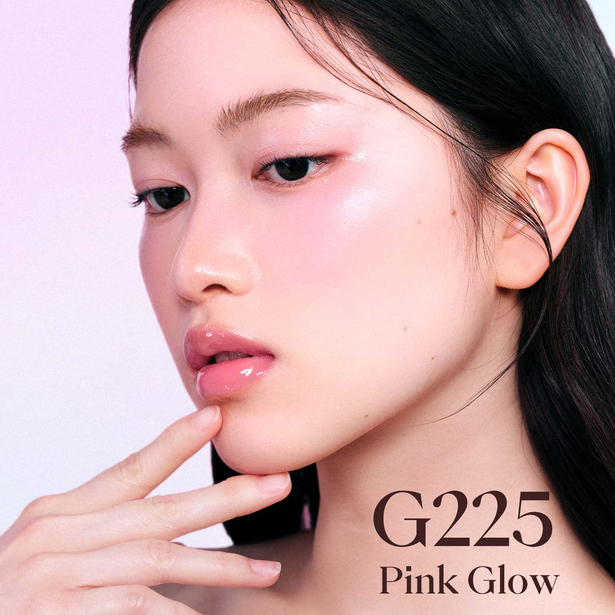 JOOCYEE swatch on arm showing buildable pink glow and blendability