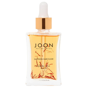 Joon saffron hair elixir front packaging showing bottle and label for easy identification and benefit