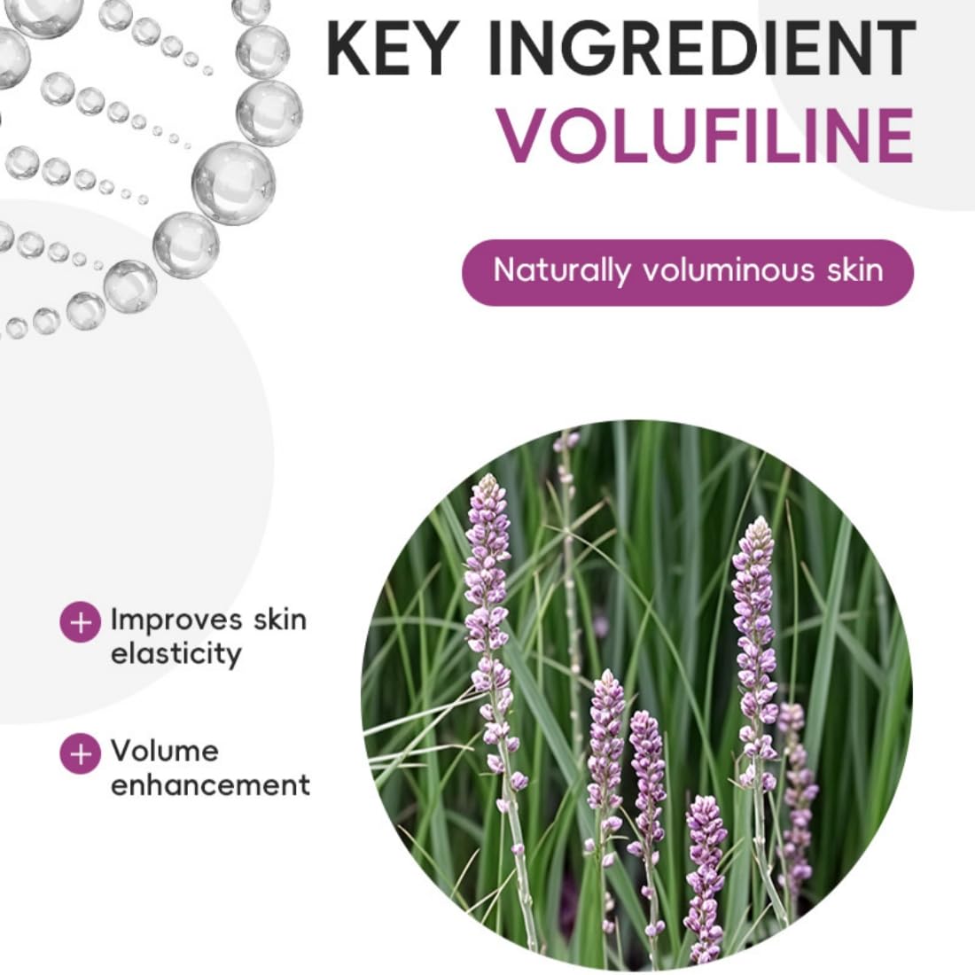Jornanbo label close-up listing Volufiline and supporting ingredients for transparent sourcing