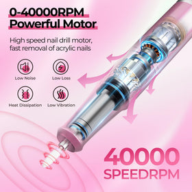 JOSGLOI aluminum handpiece close-up showing ventilation and low-vibration comfort