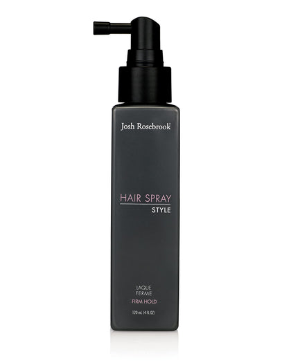 Josh Rosebrook front packaging showing sleek bottle and firm-hold styling benefit