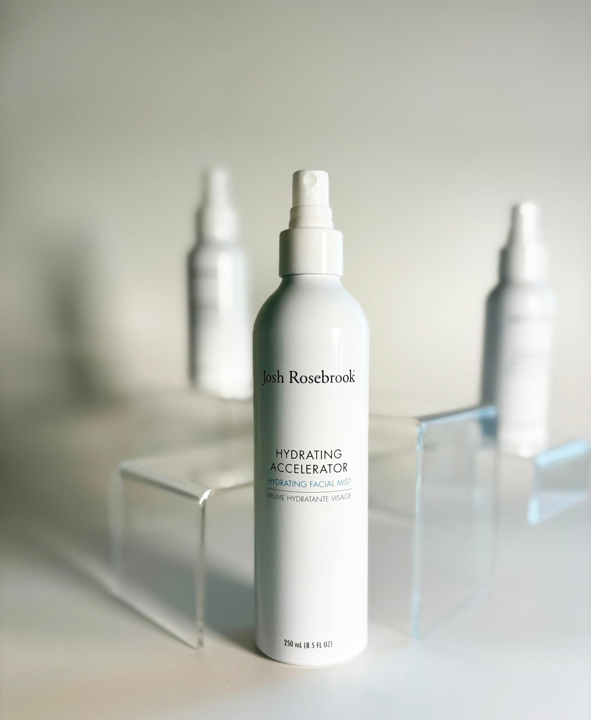 Josh Rosebrook on bathroom shelf suggesting daily routine hydration support