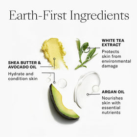 Josie Maran label close-up showing ingredient clarity and clean formula