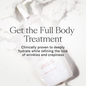 Josie Maran pump detail dispensing serum for controlled application