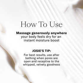 Josie Maran jar held in hand to show 20 fl oz scale and value