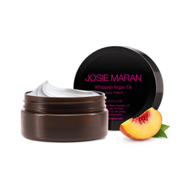 Josie Maran front jar view showing packaging and product benefit of portable hydration