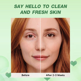 Josmon green tea stick lifestyle bathroom counter showing everyday skincare convenience