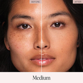 Jouer close-up of pressed powder texture highlighting silky blendability