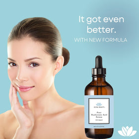 JOYAL BEAUTY label with ingredients and pH, communicating safety and balance