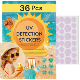 joyful artistry front packaging showing 36 UV detection stickers and benefits