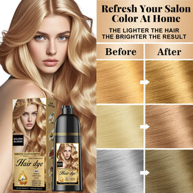 Joyful Young shampoo lather in hand demonstrating gentle cleansing and color deposit